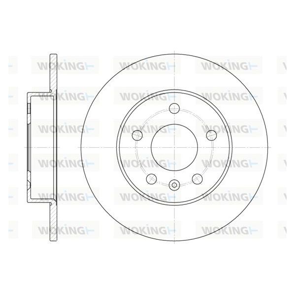 WOKING Disco de Travão - D6578.00