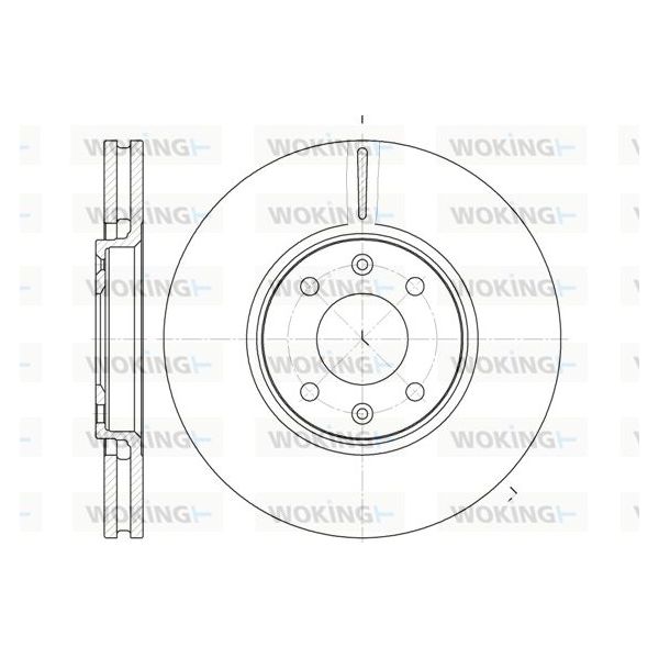 WOKING Disco de Travão - D6587.10