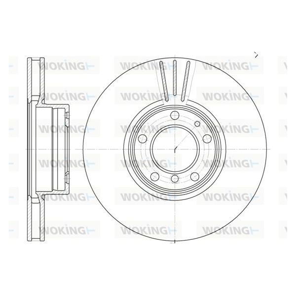 WOKING Disco de Travão - D6599.10