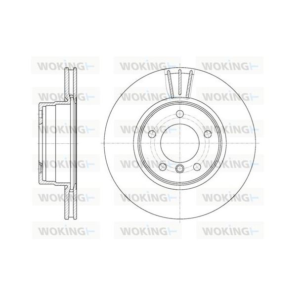WOKING Disco de Travão - D6653.10