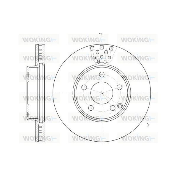 WOKING Disco de Travão - D6676.10
