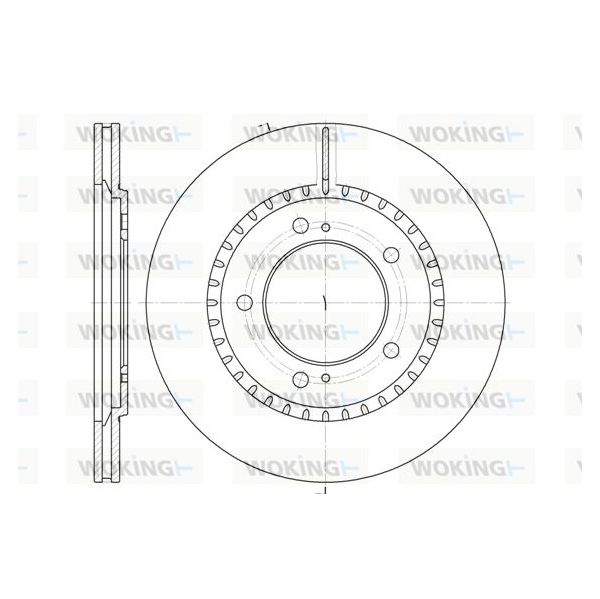 WOKING Disco de Travão - D6699.10