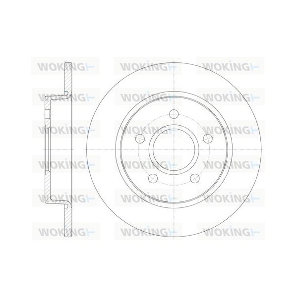WOKING Disco de Travão - D6846.00