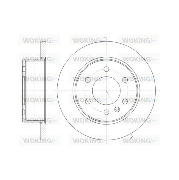 WOKING Disco de Travão - D61035.00
