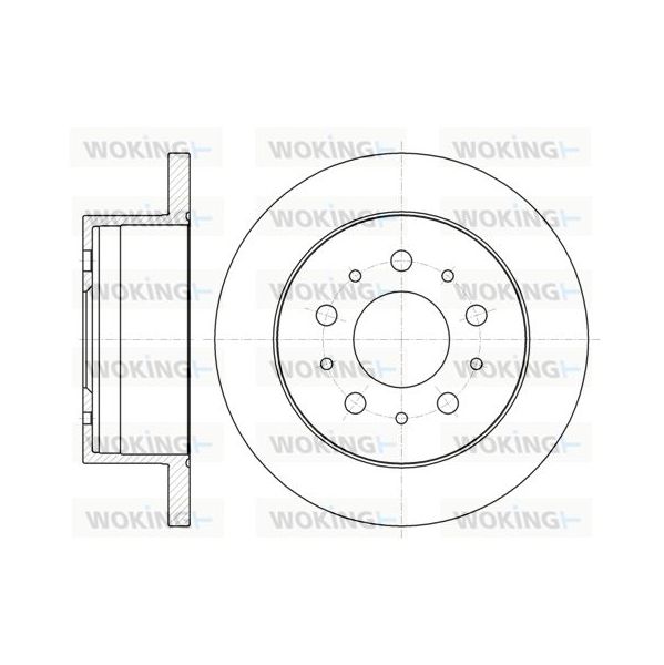 WOKING Disco de Travão - D61055.00