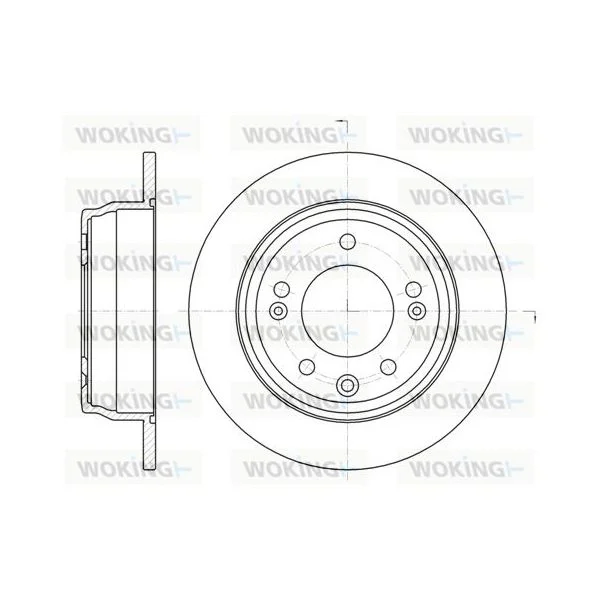 WOKING Disco de Travão - D61105.00