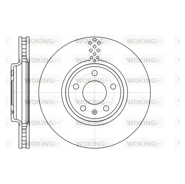 WOKING Disco de Travão - D61110.10