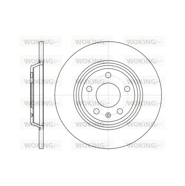 Woking Disco de Travão - D61112.00