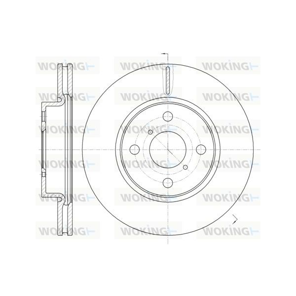 WOKING Disco de Travão - D61169.10