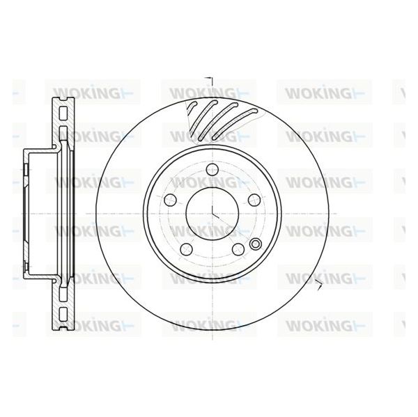 Woking Disco de Travão - D61184.10