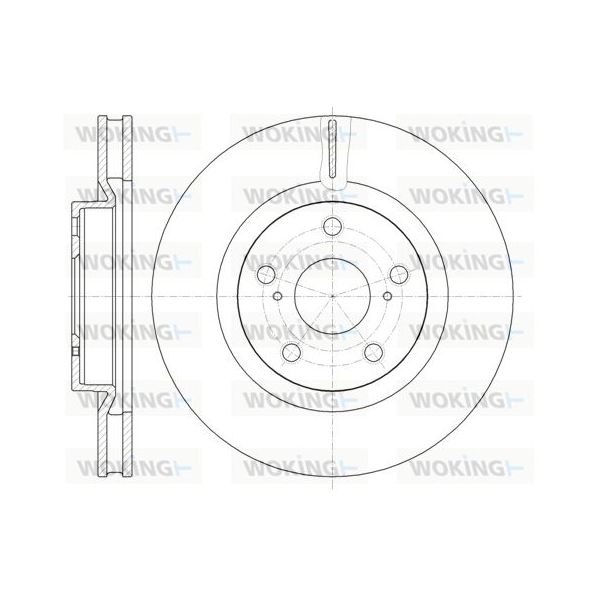 WOKING Disco de Travão - D61189.10