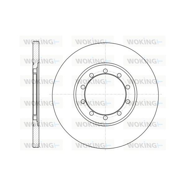 WOKING Disco de Travão - D61201.00