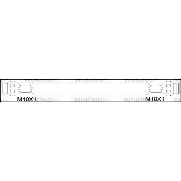 Woking Tubo Flexível de Travão - G1900.59