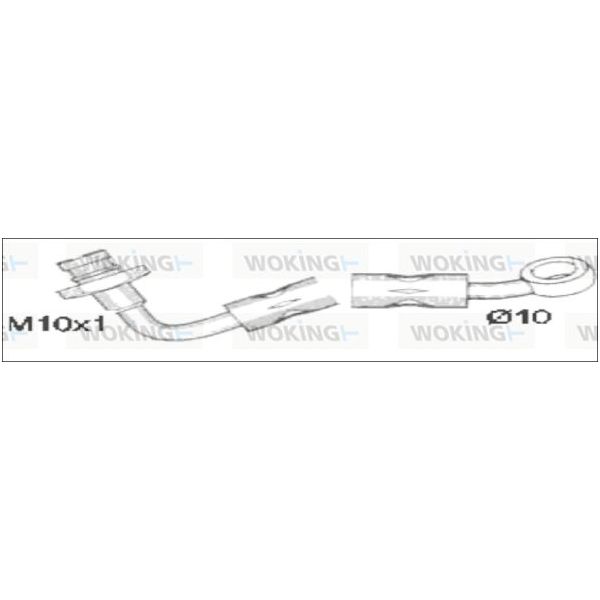 Woking Tubo Flexível de Travão - G1903.75