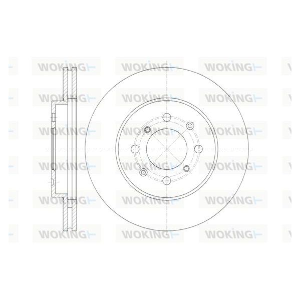 WOKING Disco de Travão - D61357.10