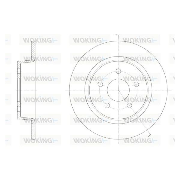 WOKING Disco de Travão - D61459.00