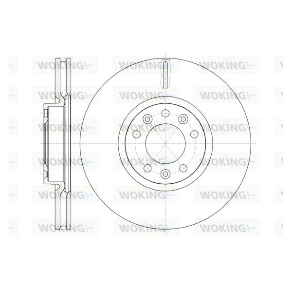 WOKING Disco de Travão - D61472.10