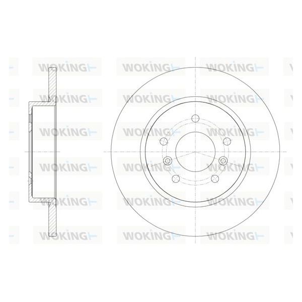 Woking Disco de Travão - D61582.00