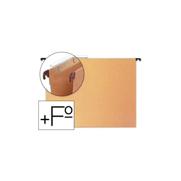 Hamelin Pastas Arquivo Suspenso Folio Prolongado Visor Superior Kraft Eco 25 un- 100333069