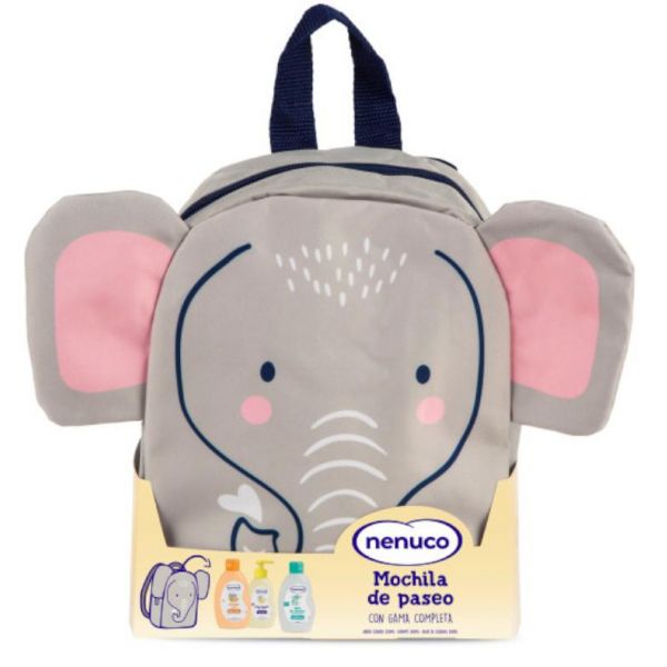 Nenuco Mochila de Caminhada Elefante - Colônia Nenuco + Shampoo + Sabonete Líquido Ultra Suave