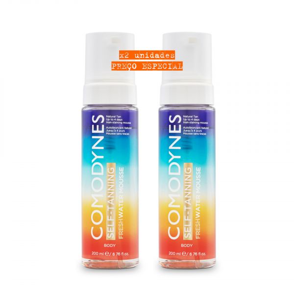 Autobronzeador Comodynes Self-Tanning Water Mousse Autobronzeadora 2x200ml