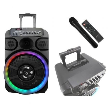 Sunstech MUSCLES12BK Altifalante Portátil e/ou para festa Coluna portátil mono Preto 40 W