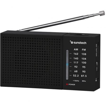 Sunstech Rádio Portátil RPS412 Preto