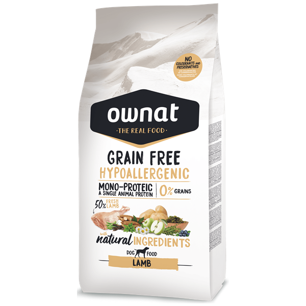 Ownat Grain Free Hypoallergenic Lamb -12 kg
