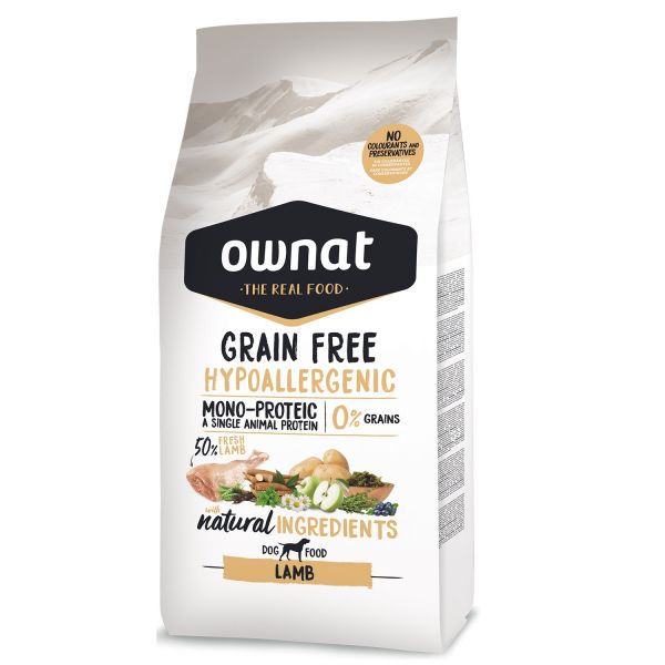 Ownat Grain Free Hypo-Allergenic Lamb 3Kg
