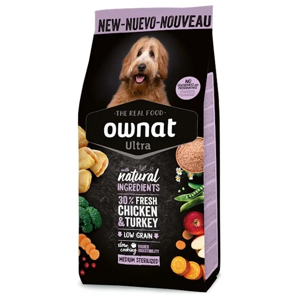 Ownat Ultra Cão Médio Esterilizado - 3 kg Cotecnica - ParAnimais