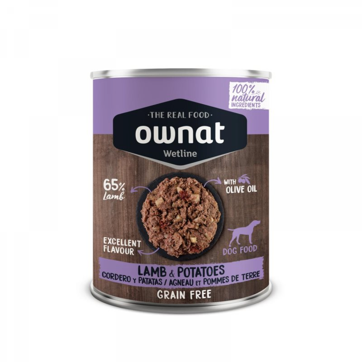 Ownat Wetline Lamb with Potatoes Ração Húmida para Cão - Campet