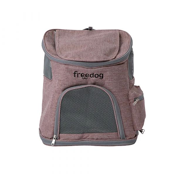 Freedog Mochila Transportadora Makalu Castanho