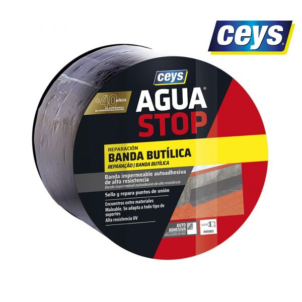 Ceys Banda Butilica Impermeável Aguastop 10cmx10m - EDM95678