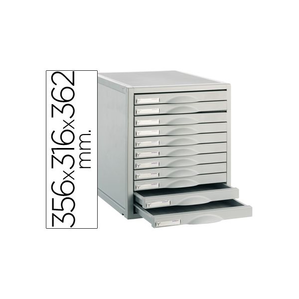 Archivo 2000 Módulo Classificador 11 Gavetas 356x316x362mm Cinza - 8211C