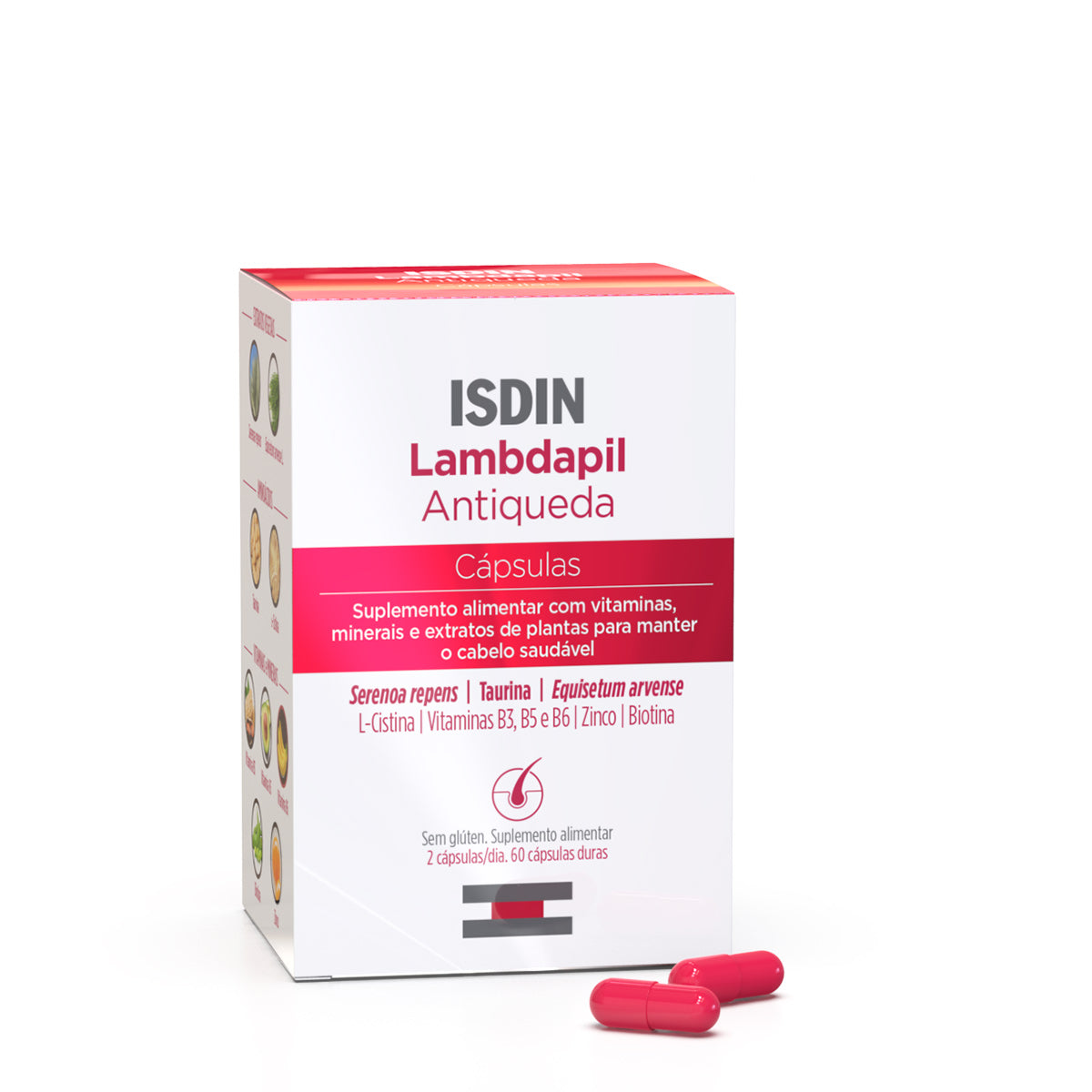 ISDIN Lambdapil para Queda Sazonal 60 Cápsulas - Suplemento Antiqueda