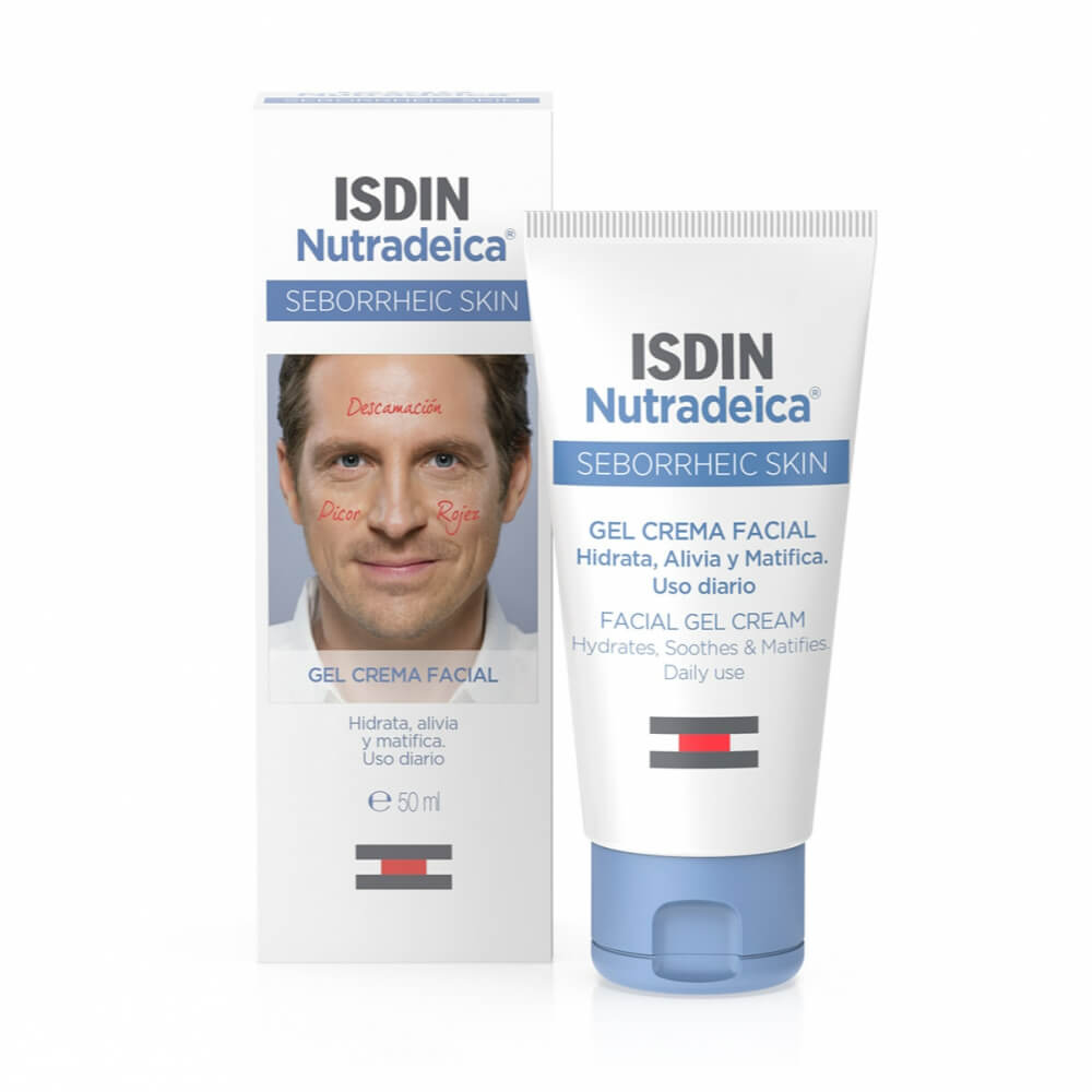 Isdin Nutradeica Gel-Creme Facial Pele Seborreica 50 ml