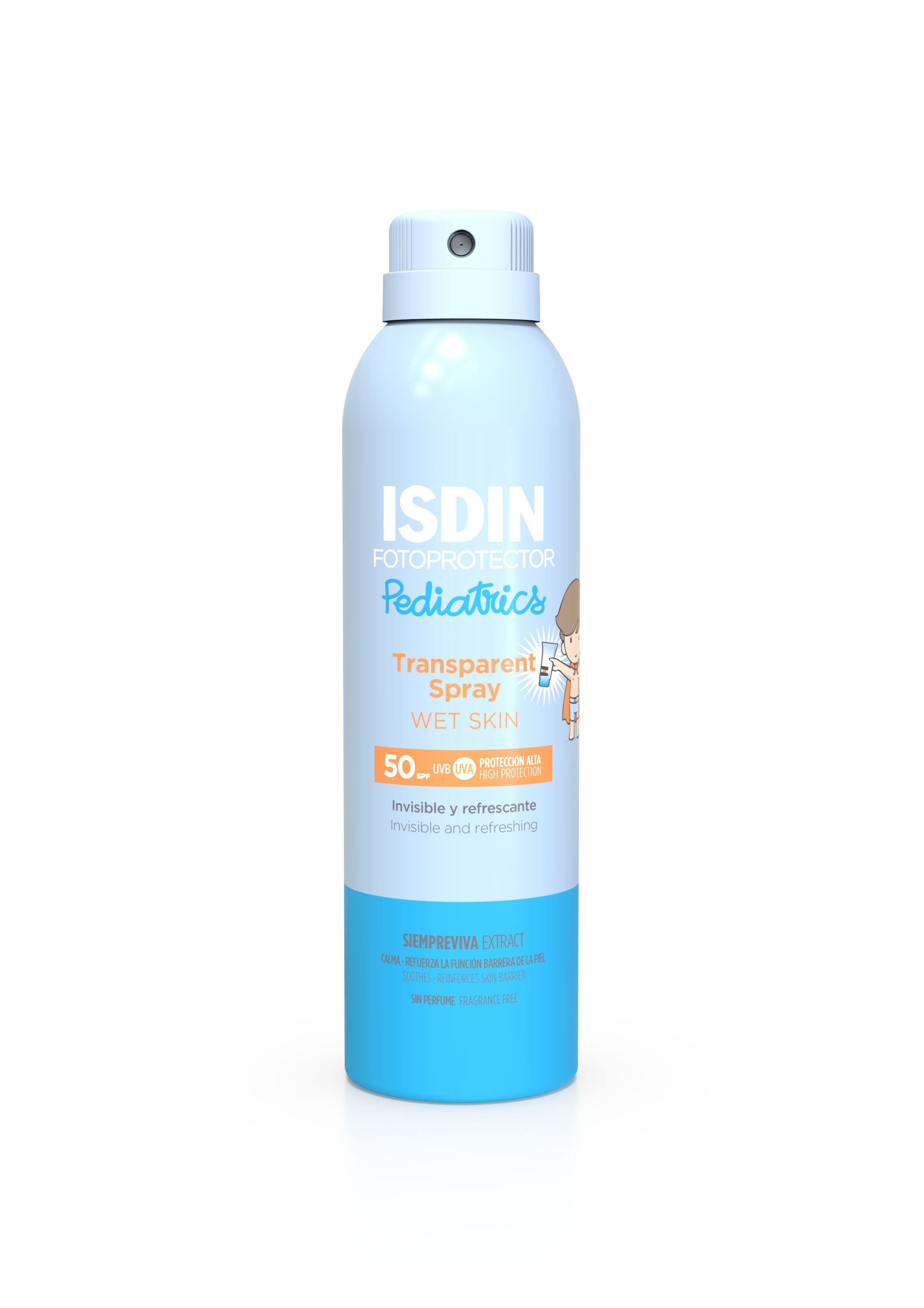 ISDIN Fotoprotetor Pediatrics Wet Skin Transparente Spray SPF50+ 250ml