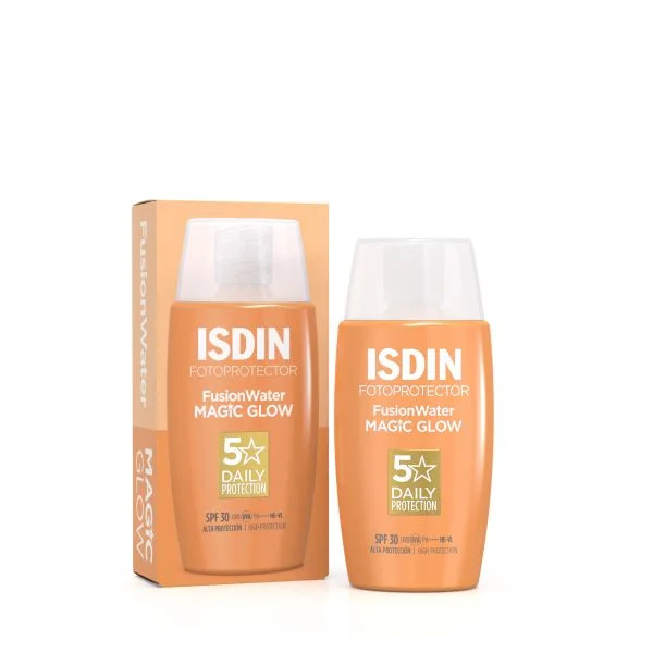 Protetor Solar Isdin Fotoprotetor FusionWater Magic Glow SPF30 50ml