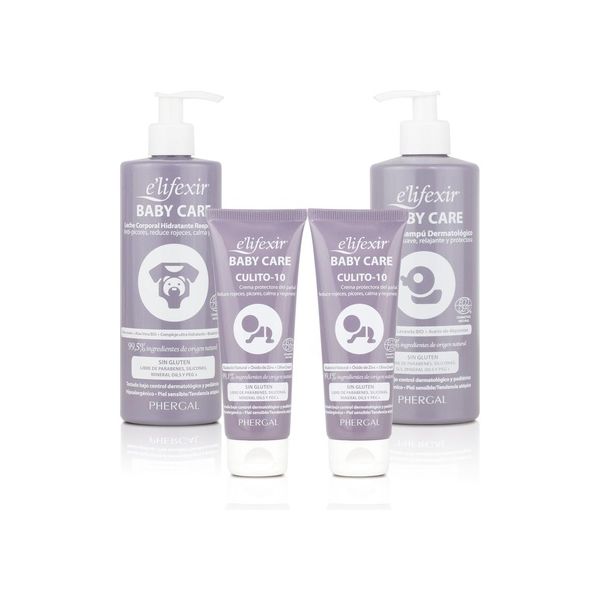 Elifexir Eco Baby Care Pack 1 Gel + 2 Cremes Protetores + 1 Loção Corporal