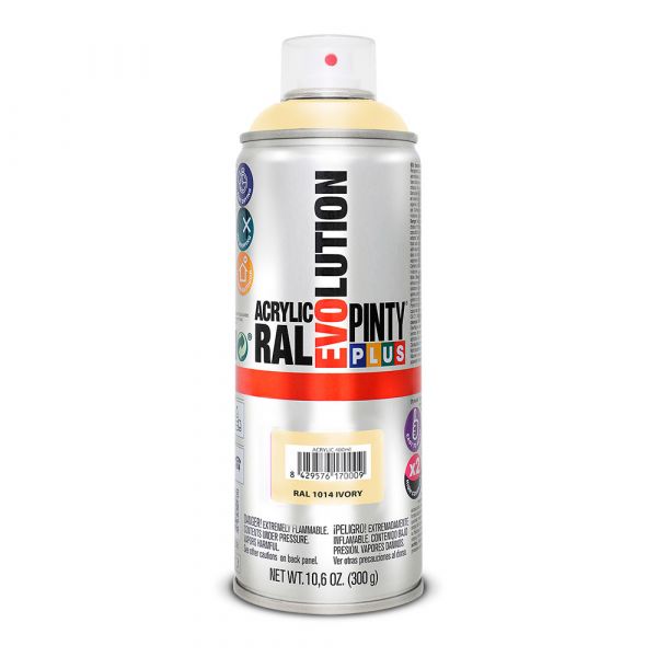 EDM Tinta em Spray Pintyplus Evolution 520cc Ral 1014 - EDM95787
