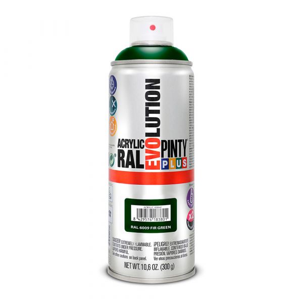 EDM Tinta em Spray Pintyplus Evolution 520cc Ral 6009 - EDM95806