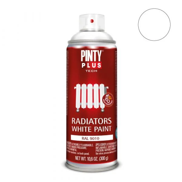 Pinty Plus Spray Pintyplus Tech Branco Aquecedor Ral 9010 Spray 520cc - 95819