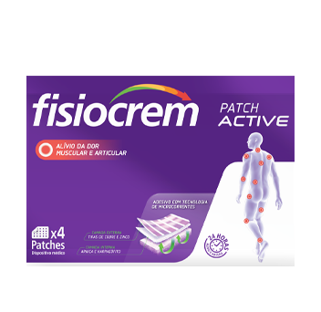 Fisiocrem Patches Active 4 Unidades (5x7cm) – Alívio da Dor & Contraturas