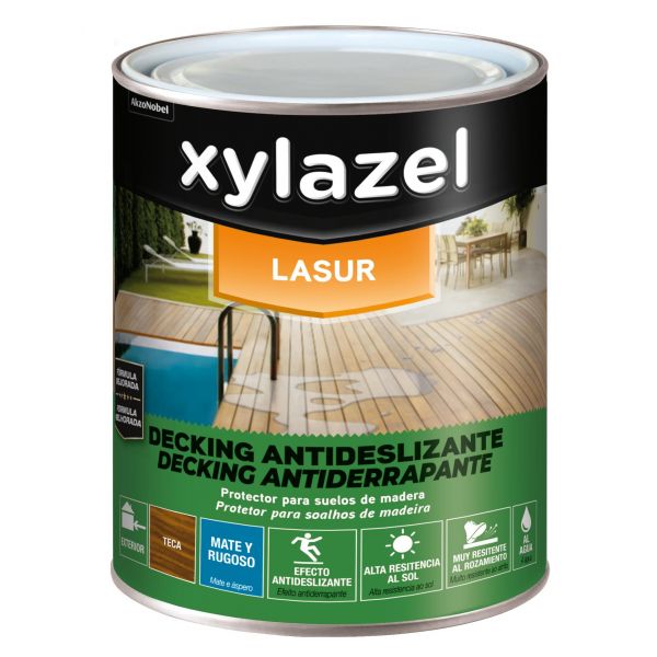 Xylazel Decking Antideslizante Teca 750ml