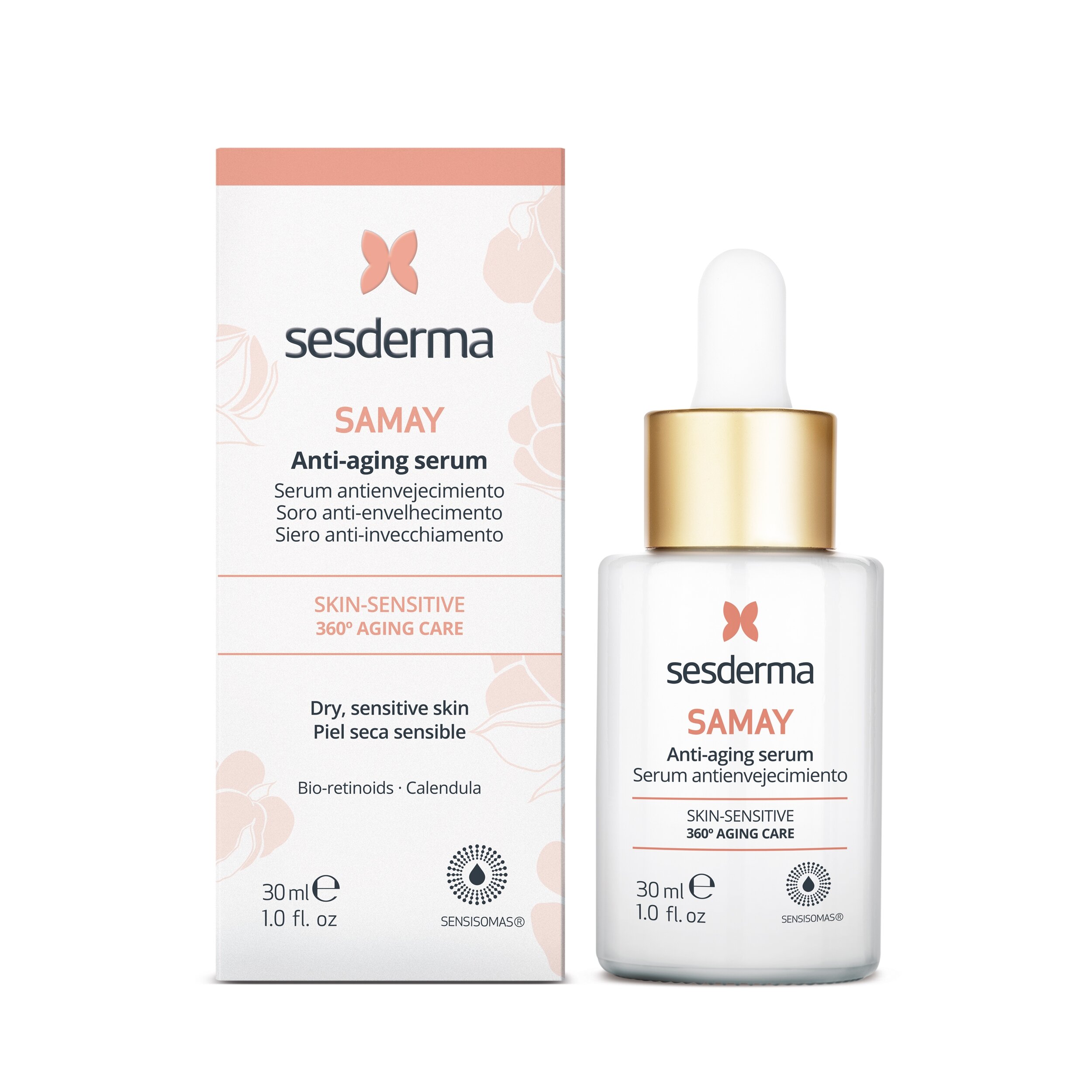 Sesderma Samay Sérum Antienvelhecimento Peles Sensíveis 30ml