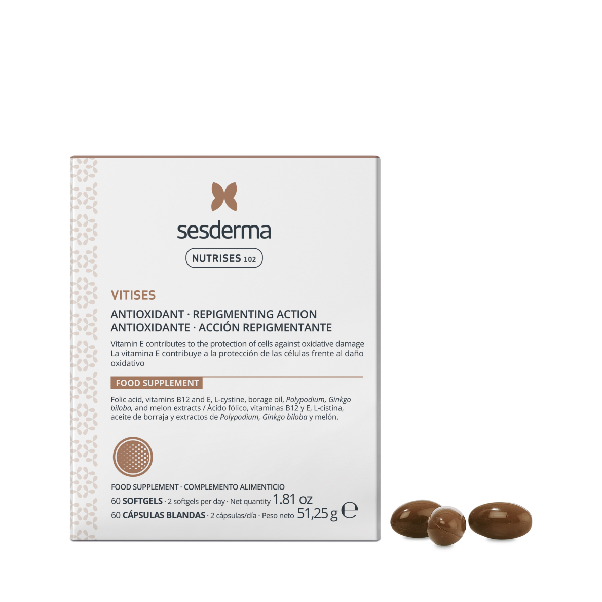 Sesderma Vitises Antioxidant 60 Cápsulas
