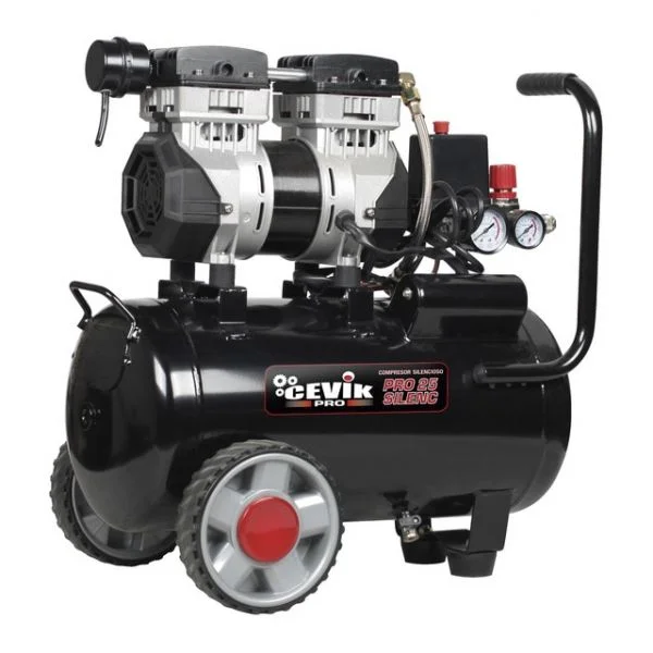 Cevik Compressor Silencioso 24L 1.5HP 150L/M - CA-PRO25SILENC