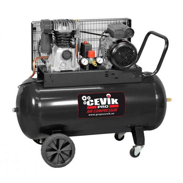 Cevik Compressor de Correias 100L - Pro CA-PRO100-3MF