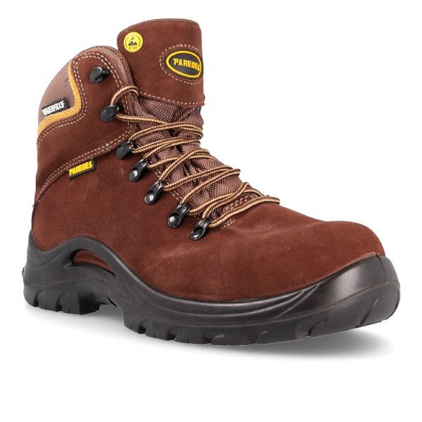 Paredes Seguridad Gorbea S3 Hi Ci Fo Wr Esd Src Safety Boots Castanho EU 40