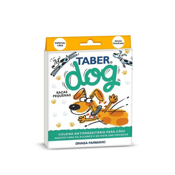TaberDog Coleira Antiparasitária Cão 33cm